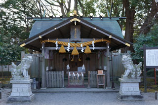 水戸の梅祭り 弘道館鹿島神社（拝殿）