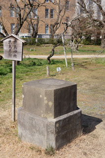 水戸の梅祭り 弘道館鹿島神社（弐鳥居跡）