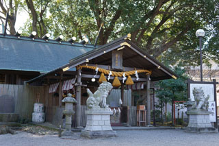 水戸の梅祭り 弘道館鹿島神社（拝殿）