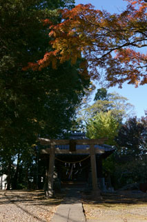 里見公園の紅葉 天満神社