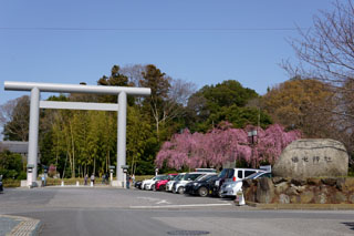 櫻木神社 大鳥居前駐車場