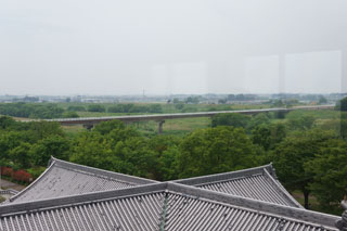 関宿城 天守閣（展望台）から見える関宿橋
