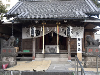 元宿神社 拝殿